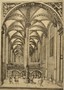 Hopfer Daniel - Veduta dell'interno della chiesa dei domenicani di S. Maria Maddalena ad Augusta con la parabola dell'offerta della vedova